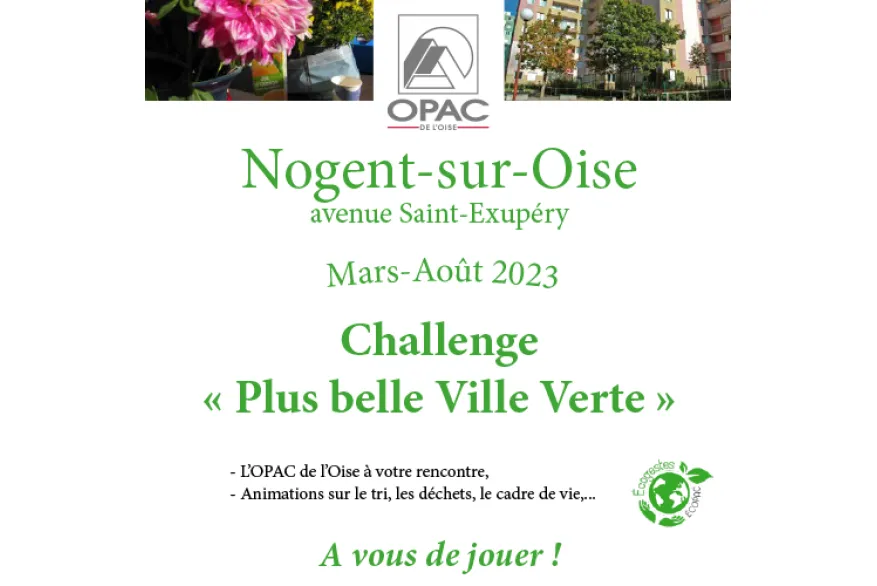 Affiche de l'action "Plus belle Ville Verte"
