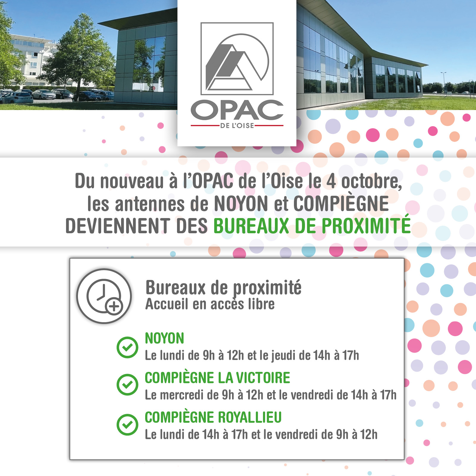 OPAC de l'Oise BUREAUX DE PROXIMITE