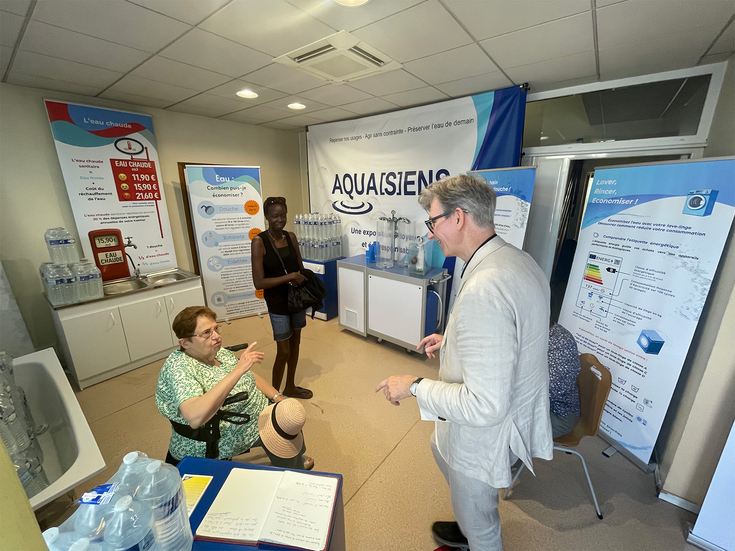 L'expostion "Aquasens" a été proposée du 15 au 19 juin 2026.