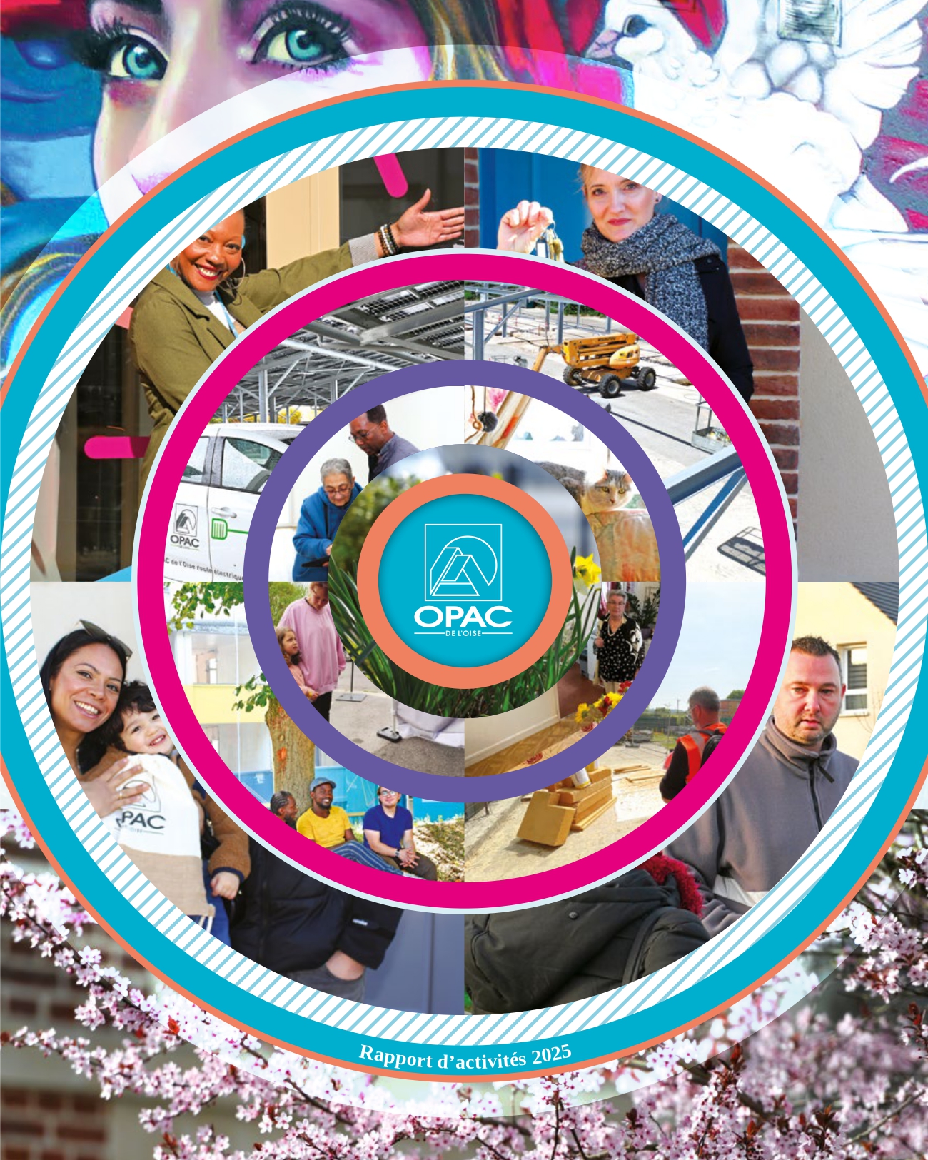 Couverture du rapport d'activités 2025