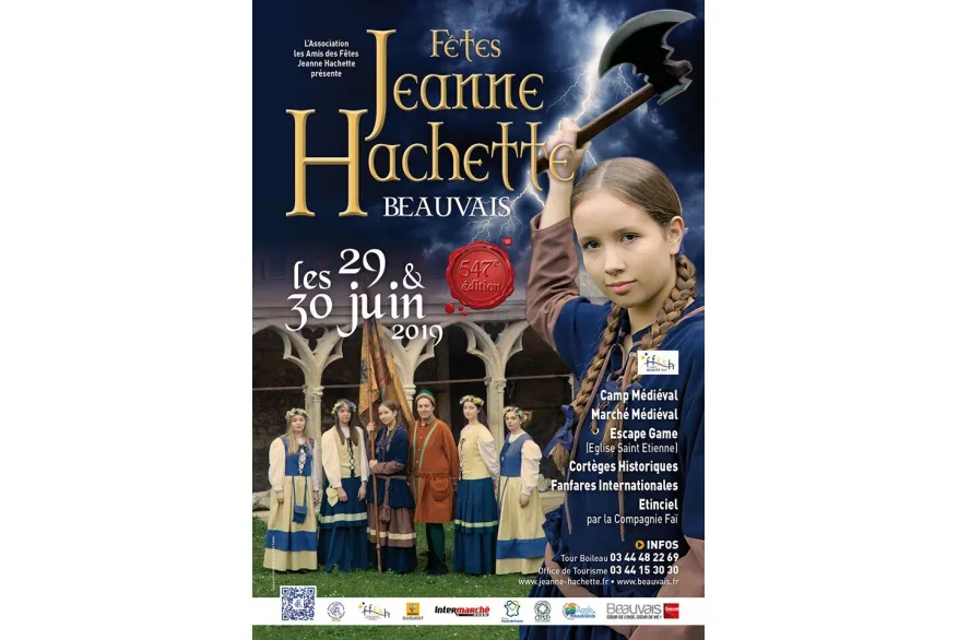 Jeanne Hachette et affiche : Laurent Thomas et Martine Dumont 1