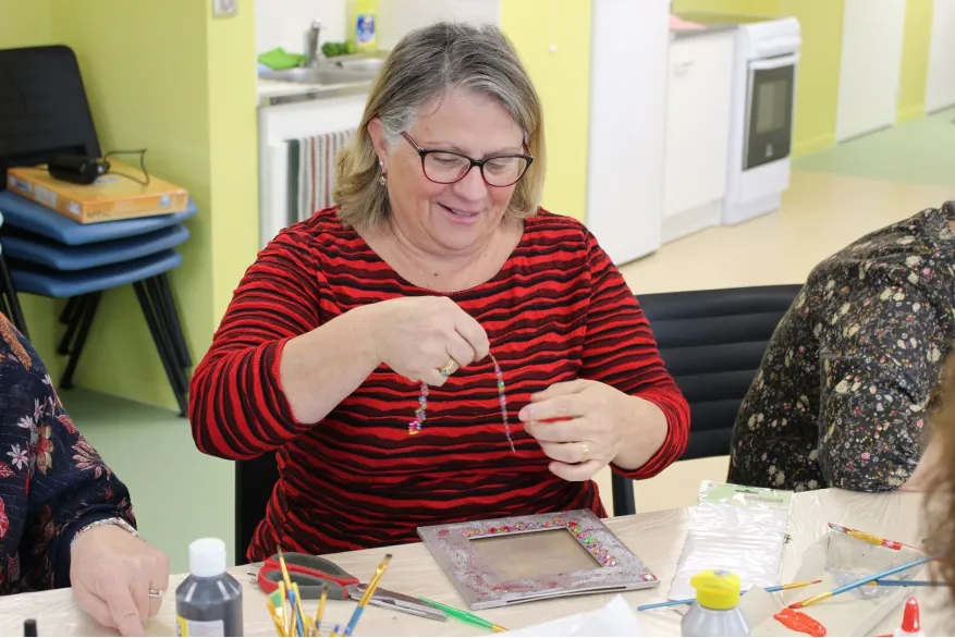 Atelier décoration de cadres Saint-Maximin Noël créatif