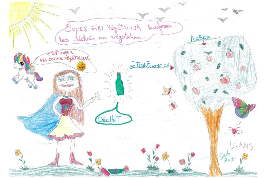 Dessin de Jade et Zoe Clermont