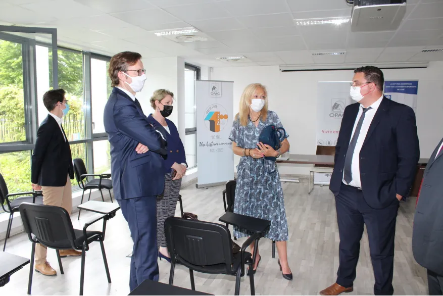 Signature convention Caf de l'Oise - OPAC de l'Oise 2 juin 2021