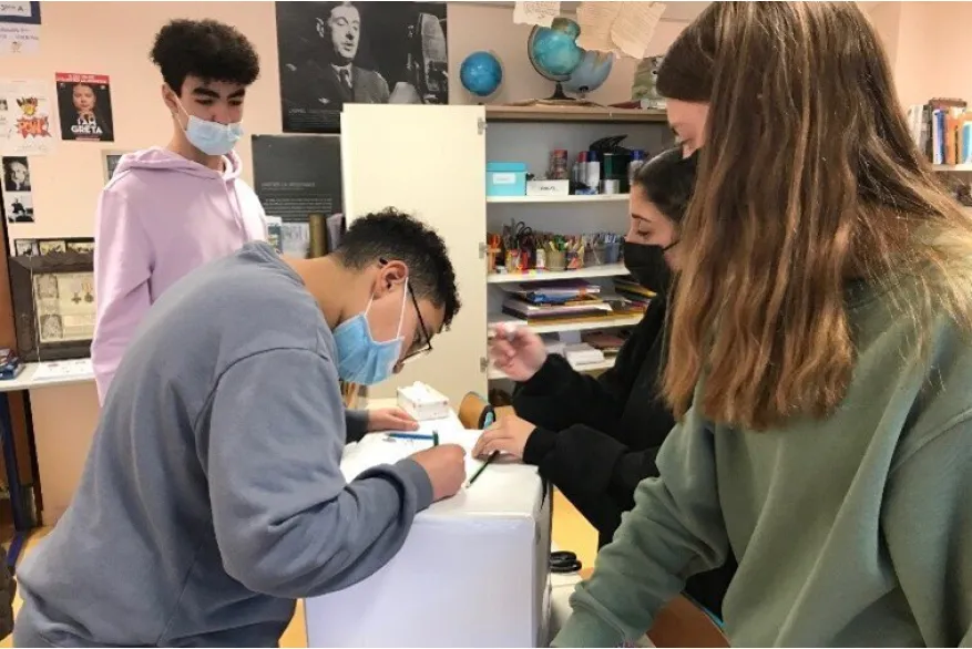 collecte masque collège 1