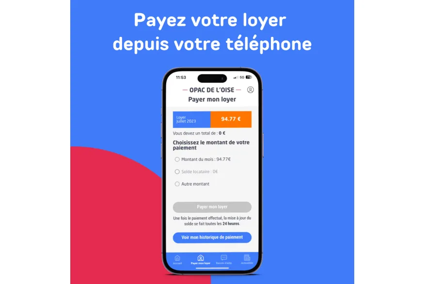 Payez votre loyer depuis votre téléphone