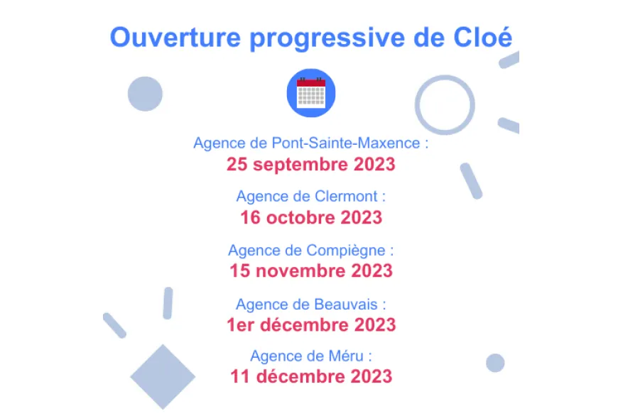 Calendrier de déploiement du CRC