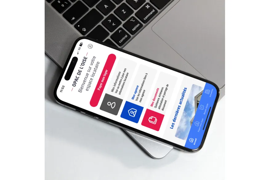 Accueil de l'application