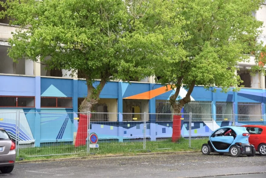 Beauvais Saint-Lucien démolition de la barre B