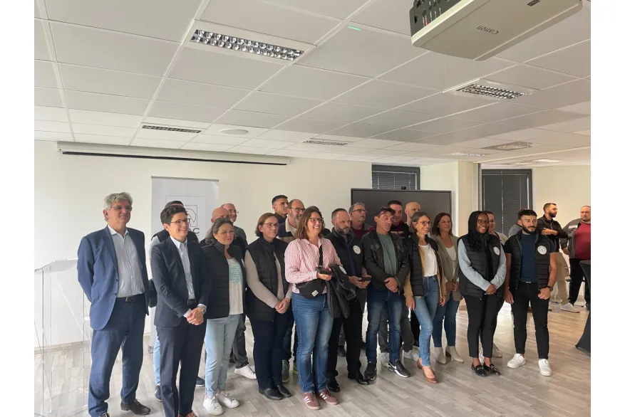 Photo de l'ensemble des gardes particuliers assermentés de l'OPAC de l'Oise
