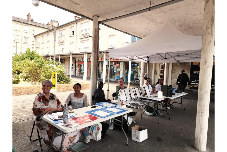 Des partenaires ont été associés à cette semaine d'exposition à Compiègne.