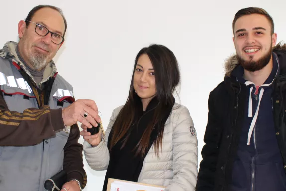 Les locataires ont reçu les clés de leurs nouveaux appartements le 26 novembre 2019.