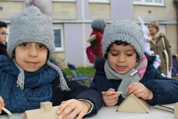 L'animation a eu lieu le 14 février allée des Acacis, dans le quartier Saint-Lucien, à Beauvais.