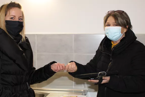 La famille a reçu les clés de son nouveau logement le 27 janvier 2021.