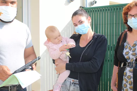 Les familles locataires des 5 pavillons en ont reçu les clés le 16 septembre 2021.