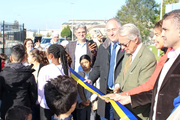 Les travaux ont été inaugurés le 16 octobre 2021.