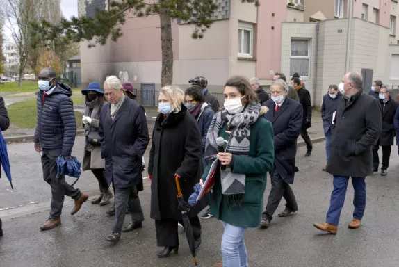visite préfète Compiègne Nprnu 26 novembre 2021