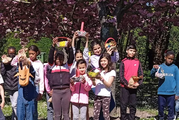 A Compiègne, la chasse aux oeufs a été organisée le 16 avril 2022.