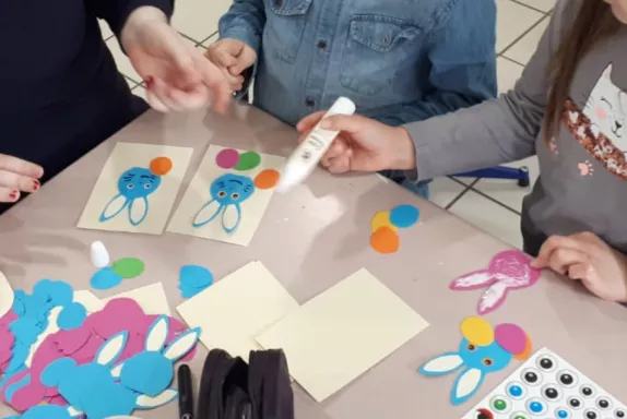 Des ateliers ont été organisées pour les enfants du quartier du Mont Saint-Siméon, à Noyon.