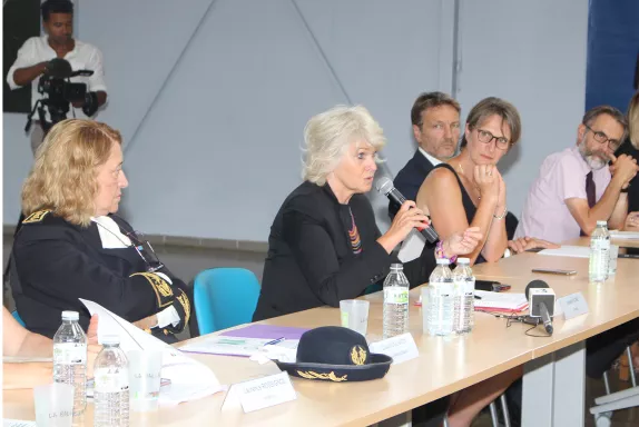 Isabelle Lonvis-Rome à Bailleul-sur-Thérain le 22 août 2022.