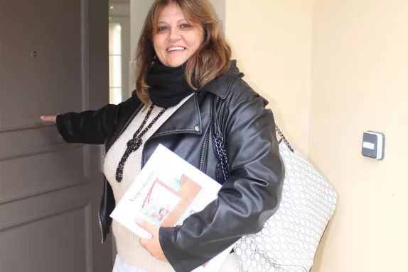 L'équipe de l'agence de Méru accueilli les familles le 15 novembre 2022.