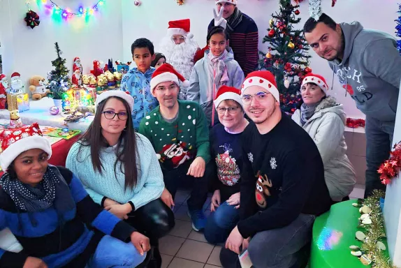 C'était la huitième édition du Noël de quartier de l'association des locataires de Saint-Maximin.