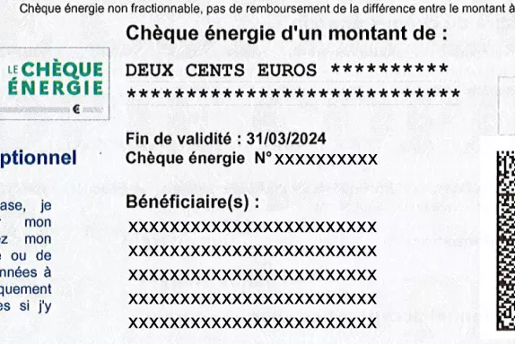 Grâce au chèque énergie, vous pouvez régler directement vos factures auprès de vos fournisseurs d'électricité ou de gaz.
