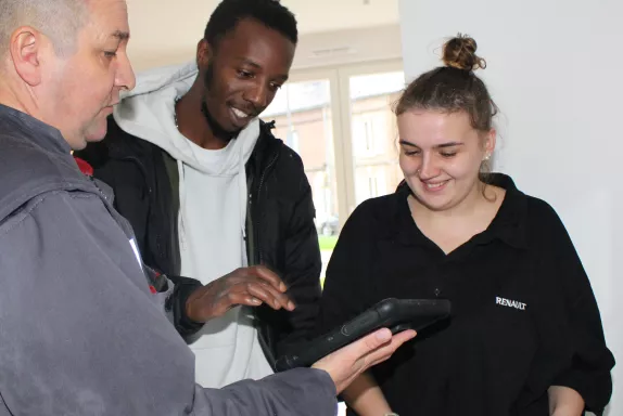 Les locataires ont été accueillis par les équipes de l'OPAC de l'Oise le 30 octobre 2023.