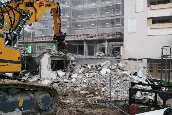 Pour cet important chantier à Pont Sainte-Maxence, les délais sont tenus.