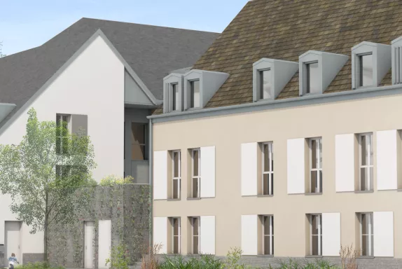 Illustration du quartier résidentiel "Les Quais de la pêcherie" à Pont-Sainte-Maxence