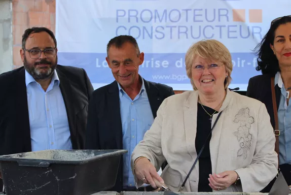 La première pierre des 26 logements a été posée le 4 septembre 2025.