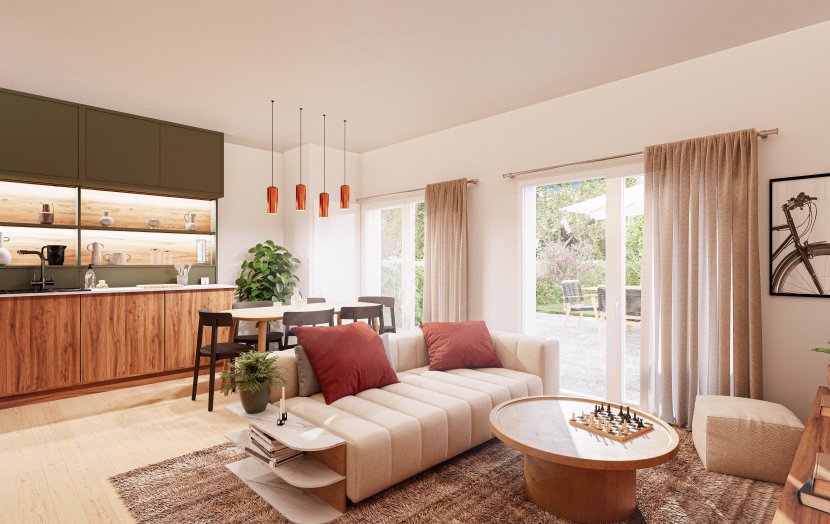 Appartement T2 41m² - Bruyères-sur-Oise - A3-40