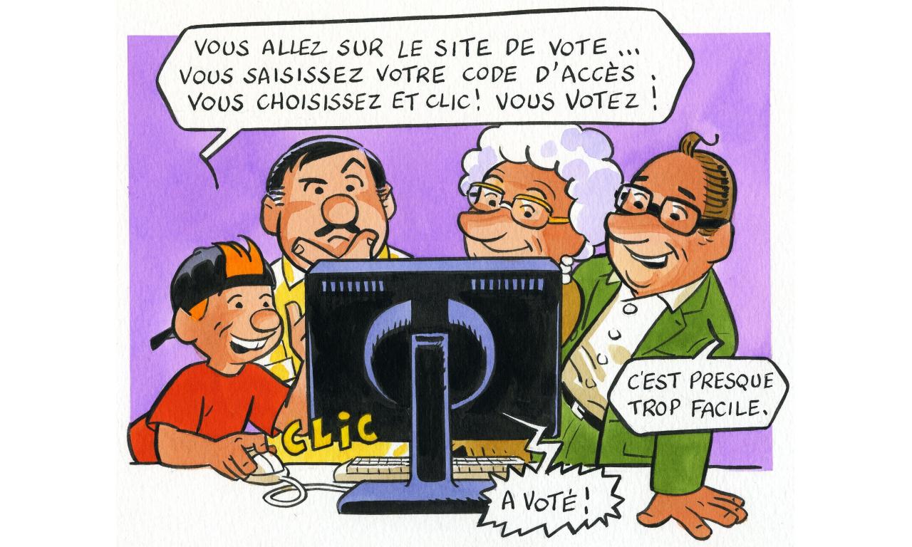 Luc Cornillon dessin vote internet